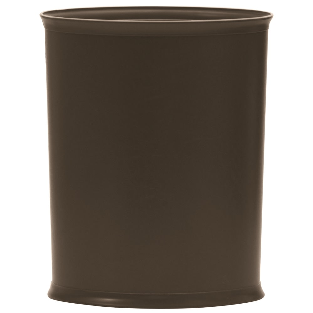GuestSupply US | Design Line Wastebasket, 13 Quart Oval, Brown